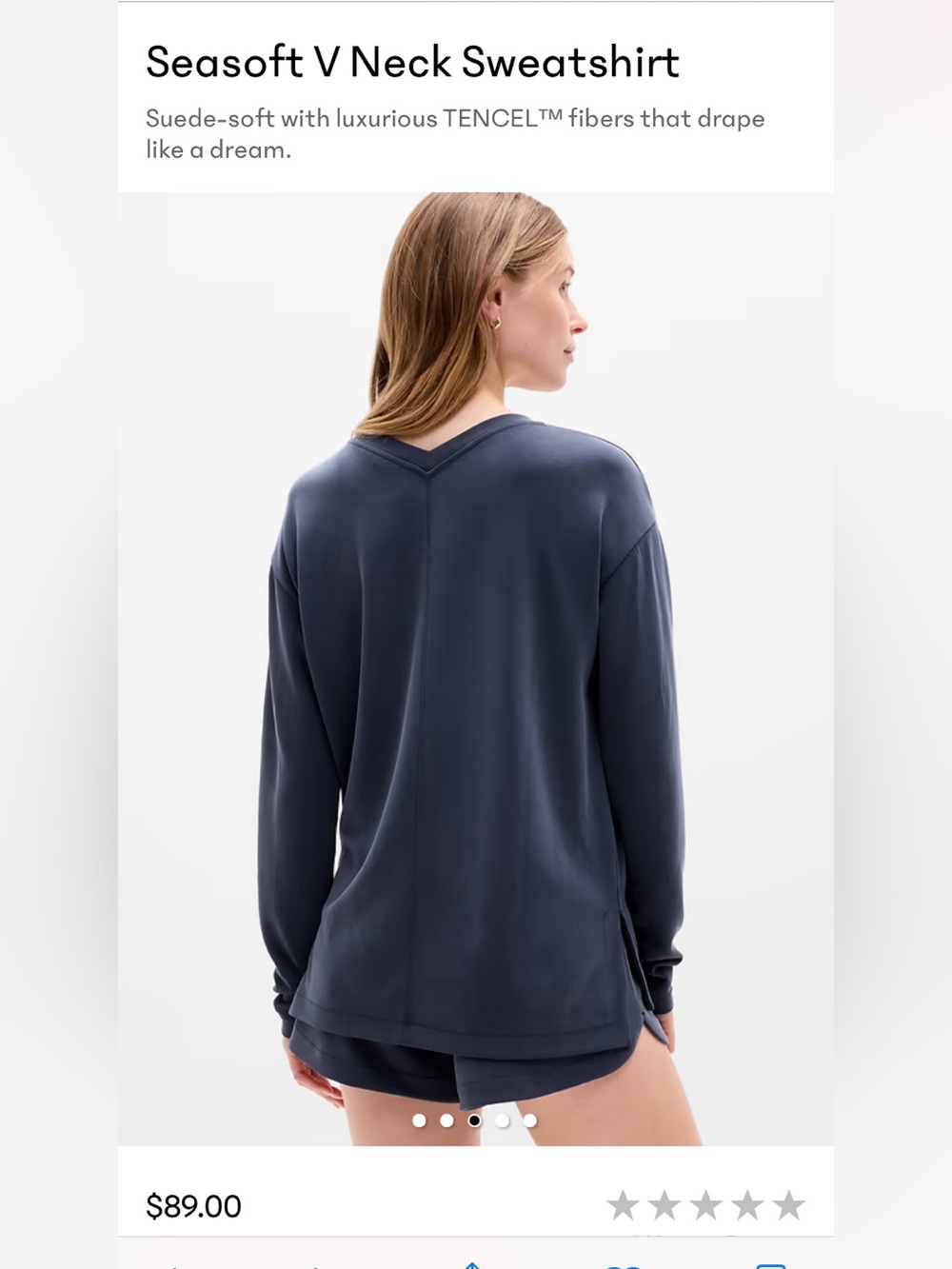 Nwt seasoft v neck